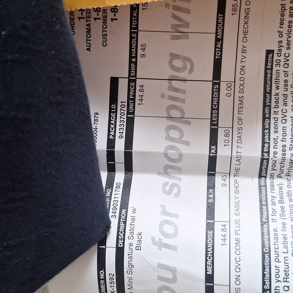 Dooney & Bourke Black Mini Signature  Satchel With Detachable Handbag - Picture 12 of 12